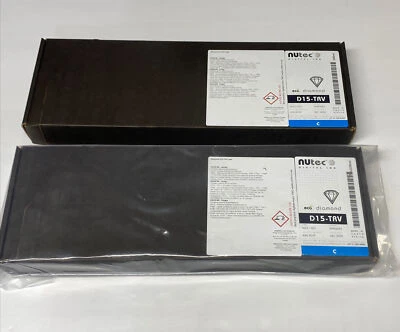 Lot Of 2- Nutec Digital Diamond Ink D15 - TRV Cyan Ink 500ml Each EXP: DEC 2020 - Image 1 of 4