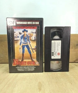 THE ANGRY GUN ~ VHS Video Big Box Ex Rental ~ George Martin Vintage Western Film - Picture 1 of 9