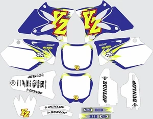 Graphics for 2002-2014 Yamaha YZ250 YZ 250 shrouds Decal Stickers Old School - Picture 1 of 1