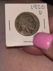 1920 D Denver Mint Buffalo Nickel - Picture 1 of 2