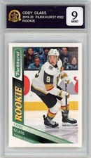 2019-20 Parkhurst #302 Cody Glass Rookie RC Golden Knights HCWG 9