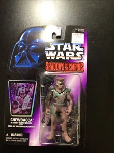 Figura de acción ChewBacca Shadows of the Empire 1996 Star Wars de colección nueva en paquete - Imagen 1 de 2