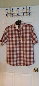Carhartt TW4625-M Loose Fit Midweight Short Sleeve Shirt Men Sz Small Workwear - Picture 1 of 6