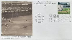 Béisbol Mystic 3187 Celebrate Century New York Giants Bobby Thompson - Imagen 1 de 1