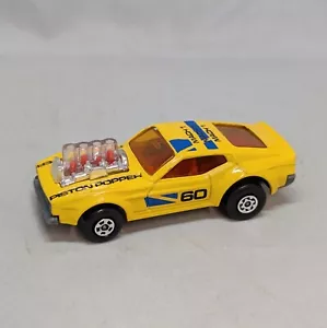 matchbox superfast No10 Mustang Piston Popper In " YELLOW " with " NO Rear Tampo - Picture 1 of 3