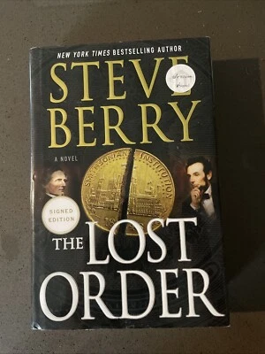 The Lost Order - Signed / Autographed Copy - Hardcover By Steve Berry - GOOD - Image 1 of 4