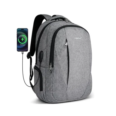 Mochila de Viaje Tigeru Delgada Ligera Carga USB para Laptop iPad a 15.5" Foto 1 de 4