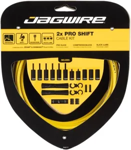 NEW Jagwire Pro Shift Kit Road/Mountain SRAM/Shimano Yellow - Picture 1 of 4