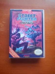 Street Fighter 2010: The Final Fight (Nintendo, NES) -Box-No Manuale No Gioco Clam - Foto 1 di 3