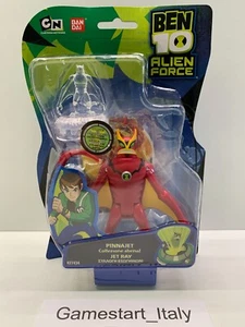 PINNAJET JET RAY #27434 BEN 10 ALIEN FORCE ACTION FIGURE BANDAI NUOVO SIGILLATO - Picture 1 of 8