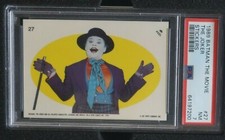 1989 Topps BATMAN Movie Stickers THE JOKER #27 PSA 7 NM 
