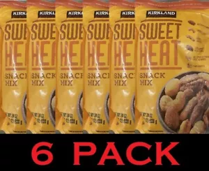6x Kirkland Signature Sweet Heat Snack Nut Mix 24 Oz Bag - 6 PACK - Picture 1 of 3
