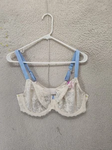Freya Women Bra 40DD Cream Polyamide Blend Lace Offbeat Underwire Side Support - Picture 1 of 17