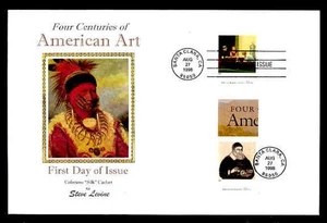 AMERICAN ART PRESS SHEET FIRST DAY COVERS - HORIZONTAL GUTTER PAIR SET - Picture 1 of 5