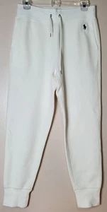 Polo Ralph Lauren weiße Strick Sweatpant Jogginghose Herren XS Tapered bestickt Pony - Bild 1 von 11