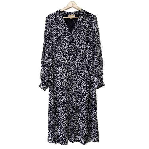 Autentico MICHAEL KORS Abito da donna bianco nero