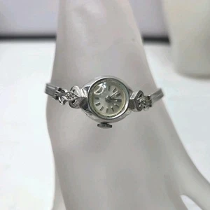 Vtg Timex Diamond Detail Wmns Wrist Watch Spiedel 10k Gold Filled - Picture 1 of 7