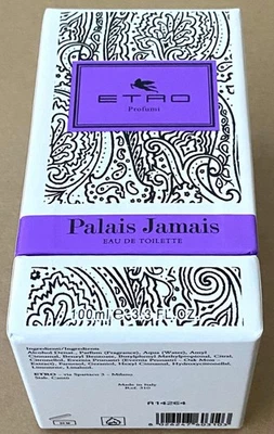 ETRO Palais Jamais EDT Spray 3.3 fl oz / 100 ml ITALIA Foto 1 de 4