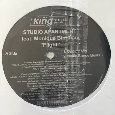 Studio Apartment Feat. Monique Bingham/Flight [BPM King Street Sounds - KSS 1196 - Bild 1 von 3