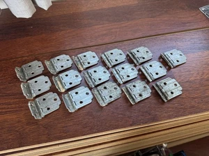 Art Deco Hoosier Türscharnier vernickelt - Airstream Anhänger / Schränke - Bild 1 von 6