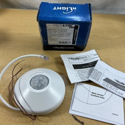 Acuity Controls Extended Range Sensor Switch NCM PDT 10 AR RJB Low Voltage (6339 - Image 1 of 4