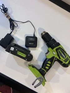 Taladro Driver Compacto GreenWorks CD24B00 24V con Cargador y Batería - Imagen 1 de 7