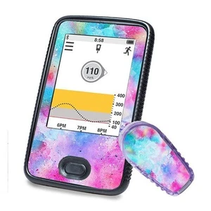 Adesivo per Dexcom G6 Sticker (Ricevitore+Trasmettitore) - Watercolor Diast - Picture 1 of 2
