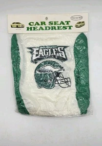 Cubiertas de reposacabezas de asiento para camioneta 2 autos SUV Philadelphia Eagles tamaño universal blanco/verde - Imagen 1 de 2