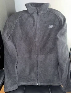 New Balance Full Zip Black Collard Sweatshirt *NEW - Picture 1 of 2