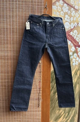 Lote Caña de Azúcar Nº SC42955 / 14 oz. Jeans 1955Z Modelo (Zipper Fly) One Wash 32x34 Foto 1 de 4