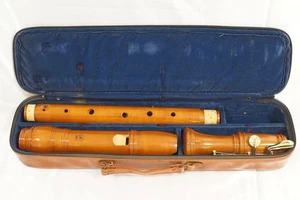 YAMAHA YRT-61M Wooden Recorder Tenor Operation Confirmation Used Very Good - Picture 1 of 9