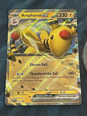 Ampharos ex 016 Sv: Scarlet & Violet Promo Cards Holo - Image 1 of 2