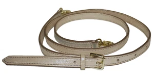 KATE SPADE Light Gold Shimmer Leather 43" - 47" Replacement Strap - Picture 1 of 8