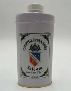 Discontinued CASWELL-MASSEY Jockey Club TALCUM Powder 3.5 OZ NOS USA Made - Picture 1 of 4
