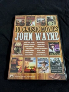 10 Classic Movies - John Wayne DVD -10 Classic Movies on 4 Discs - Picture 1 of 2