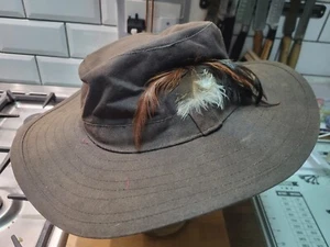 Vintage Anthony Graham 100% Cotton Wide Brim Hat 58cm - Picture 1 of 6