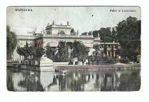 POLAND COLOR POSTCARD WARSAW WARSZAWA RUSSIA MILITARY POST 1915 - Picture 1 of 2