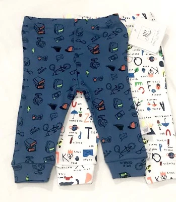 Rosie Pope 2 Set Baby Boy Pants Size 0-3 Months. NWT Price $12 - Image 1 of 4