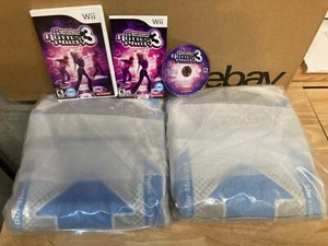 Dance Dance Revolution Hottest Party 3 Nintendo Wii Bundle with 2 Dance Pads Mat - Picture 1 of 4