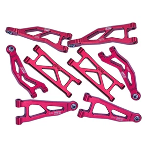 NEW GPM Alum 7075 FR&RR Susp Arms Red for Arrma 1/18 Granite Grom FREE US SHIP - Picture 1 of 1