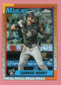 Connor Norby RC Miami Marlins 2025 Topps Series 1 Silver Pack Mojo #T90C-87 - Picture 1 of 1