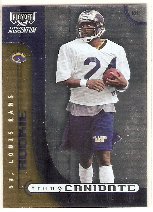 TRUNG CANIDATE ROOKIE SERIAL /750 2000 PLAYOFF MOMENTUM 114 RAMS ARIZONA CATS - Image 1 of 1