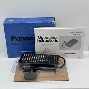 Panasonic VW-CG5E Character Generator VHS Video Camera Recorder Editing - Picture 1 of 15