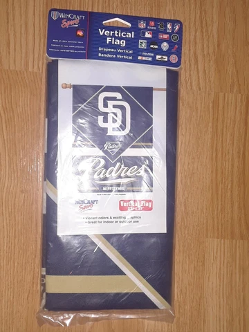 WinCraft Sports San Diego Padres Vertical Flag 27 x 37 MLB Indoor Outdoor NEW Cover