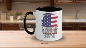 Trump Vance 2024, Präsident und Vizekampagne, dynamisches politisches Duo, America Fi - Bild 1 von 3