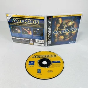 Asteroids PS1 Sony PlayStation 1 Complete CIB w/ Reg Card Manual TESTED WORKS - Picture 1 of 12