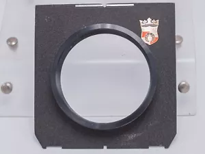 Wista Technika Camera Lens Board Metal 96mm x 99mm Copal #3 Top Hat 12mm #214523 - Picture 1 of 4