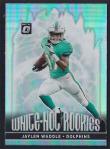 2021 DONRUSS OPTIC WHITE HOT ROOKIE JAYLEN WADDLE RC #WHR-4