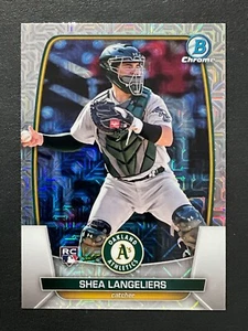 Shea Langeliers 2023 Bowman Chrome Rookie Mojo Refractor Card #3 - Picture 1 of 2
