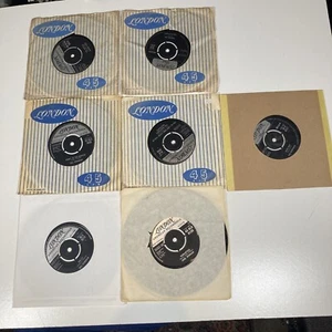 7 x UK 45rpm 7" singles on London label Surfaris, Duane Eddy, Del Shannon - Picture 1 of 12